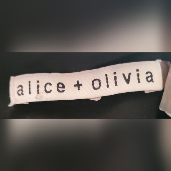 Alice + Olivia Glenys Aqua Teal Mini Dress w/Pockets | Size Medium - Picture 4 of 6